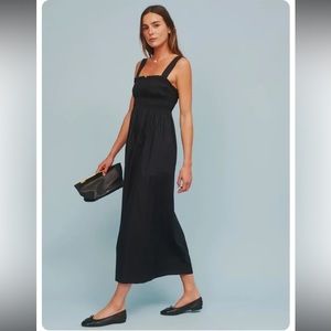 Reformation Solstice Dress in Black sz M